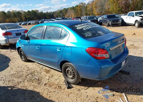 2020 Mitsubishi Mirage G4 Es from USA, damaged, VIN ML32F3FJ6LHF05691